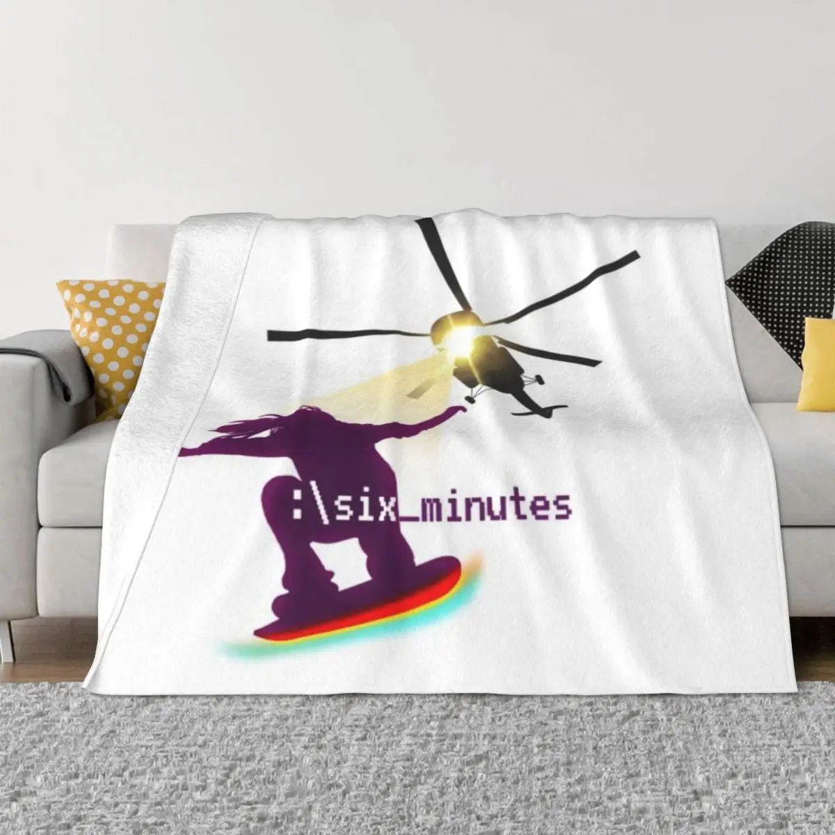 

The Chase Soft Micro Fleece Blanket Modern Portable Great Gift AntiPilling
