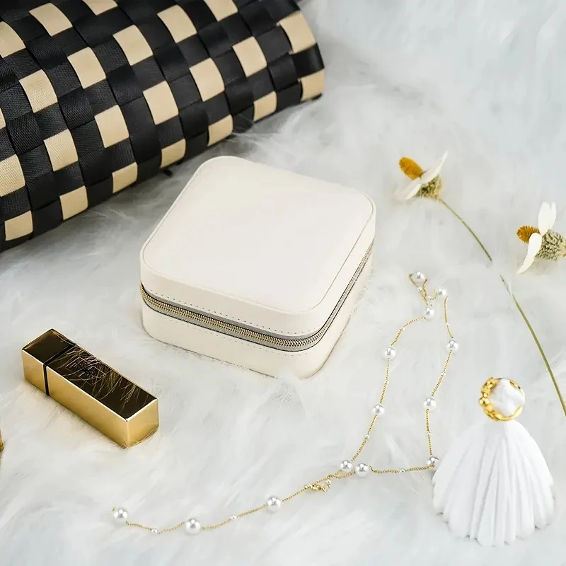 Storage Box Makeup Organizer Jewelry Box Makeup Storage Box Cosmetic Storage Box Jewelry Organizer Jewelry Storage Gift Box Earrings Necklace Ring Organizer Makeup Storage