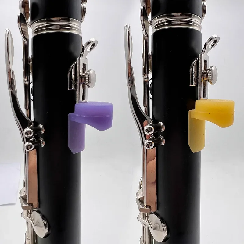 Clarinet finger holder drop B drop E tone black tube finger holder relieve fatigue hand silicone gloves