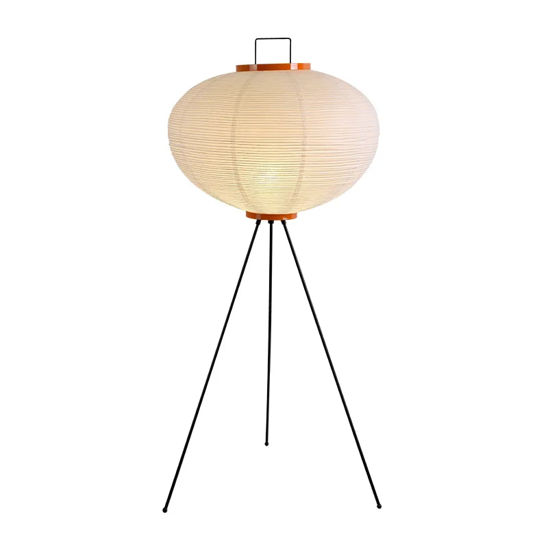

Retro Japanese Rice Paper Lantern Noguchi Design Table Lamp LED Floor Lamp Desktop Decor Bedroom Bedside Lamp Standing Lights