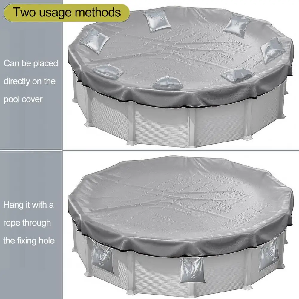 

Heavy-duty Vinyl Pool Water Bag Premium Hanging Bags for Above Ground Winter Pool Cover Heavy-duty Leak-proof Water Tubes 8pcs