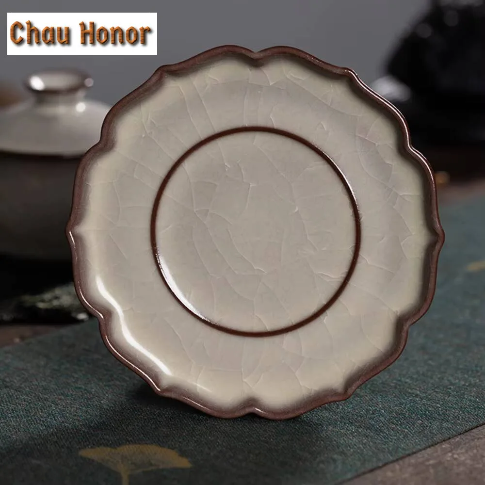 160ml Retro Longquan Celadon Gaiwan Handmade Ruby Tea Brewing Cup Tea Tureen Tea Maker Cover Bowl Teaware Supplies Ornament Gift