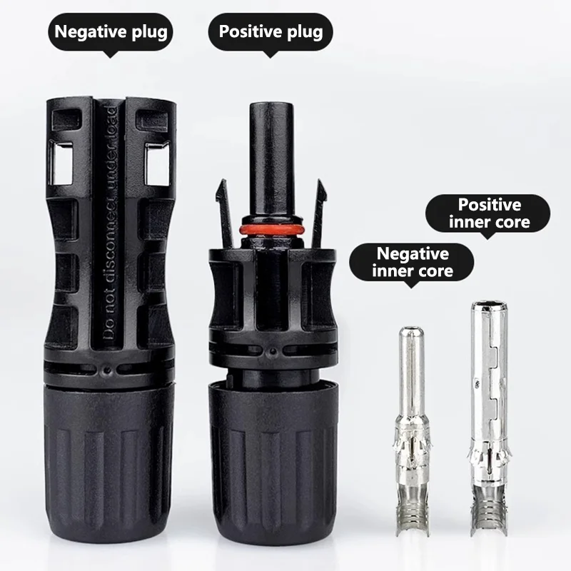 400/200/100/40/20/10 Pcs Photovoltaic Solar Connector Kit 1000V 30A Panel Solor Connectors for PV/MC Cable 2.5/4/6mm2 3