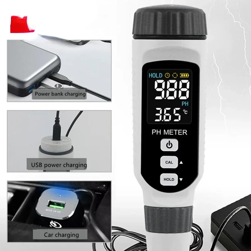 swimming pool spa ph meter water cl2 tester liquid PH tester