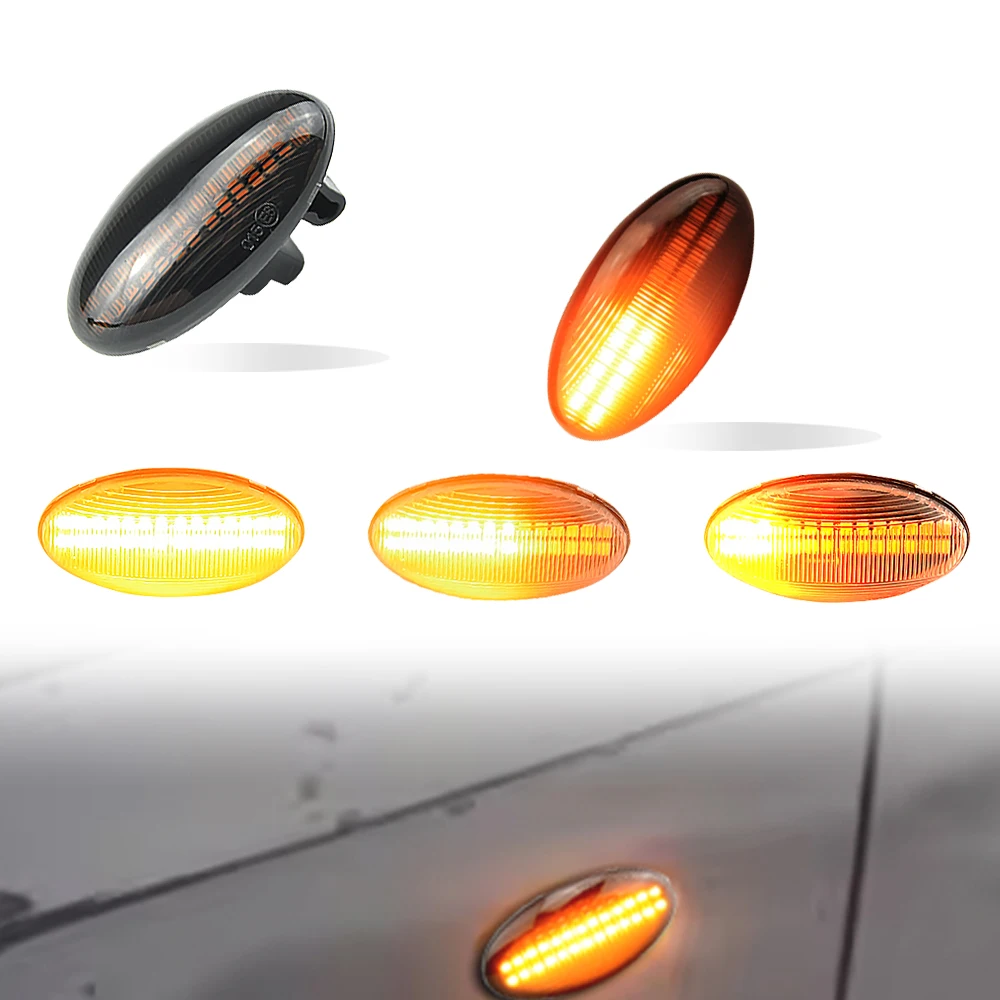 Kit De 2 Ampoules LED Clignotantes Orange W5W Pour Citroën Xsara Picasso - 12V, 8W, Homologué Route
