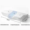 Orthopedic Memory Foam Pillow,Slow Rebound Memory Sleep Pillow,Butterfly Shaped,Relax Cervical Neck Spine for Side Back Sleeper 2