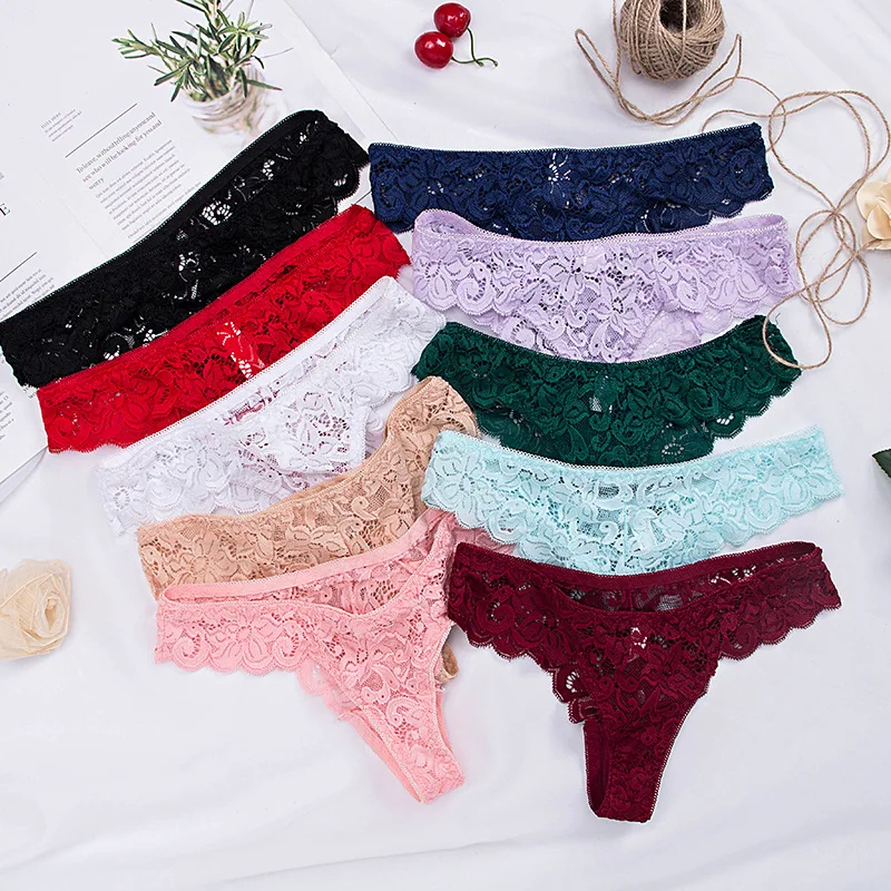 New Women Sexy Lace Panties Transparent Underwear Hollow Out Panties