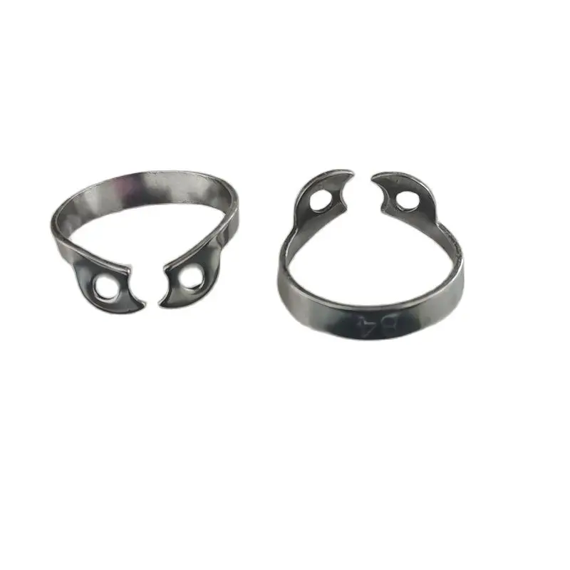 4 Morsetti Per Diga In Gomma Dentale - Resina Morbida, Clip Per Premolari Ed Estensione Distale (2 Lunghi + 2 Corti)