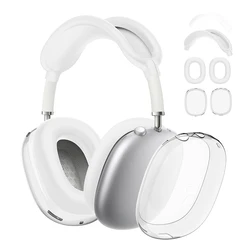 Versatile Clear Shockproof Silicone + TPU Ear Pad and Headband Protector (White)