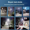 Powerful Solar Led Light Outdoor Lighting 720 LED Garden Lights Big Solar Panel Lamps Waterproof Motion Sensor Street Light 6