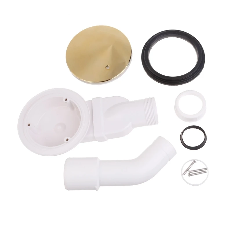 

Universal Fit Brass Shower Tray Waste 90mm High Capacity Drain Functional Shower Drain Durable for Various Shower Trays