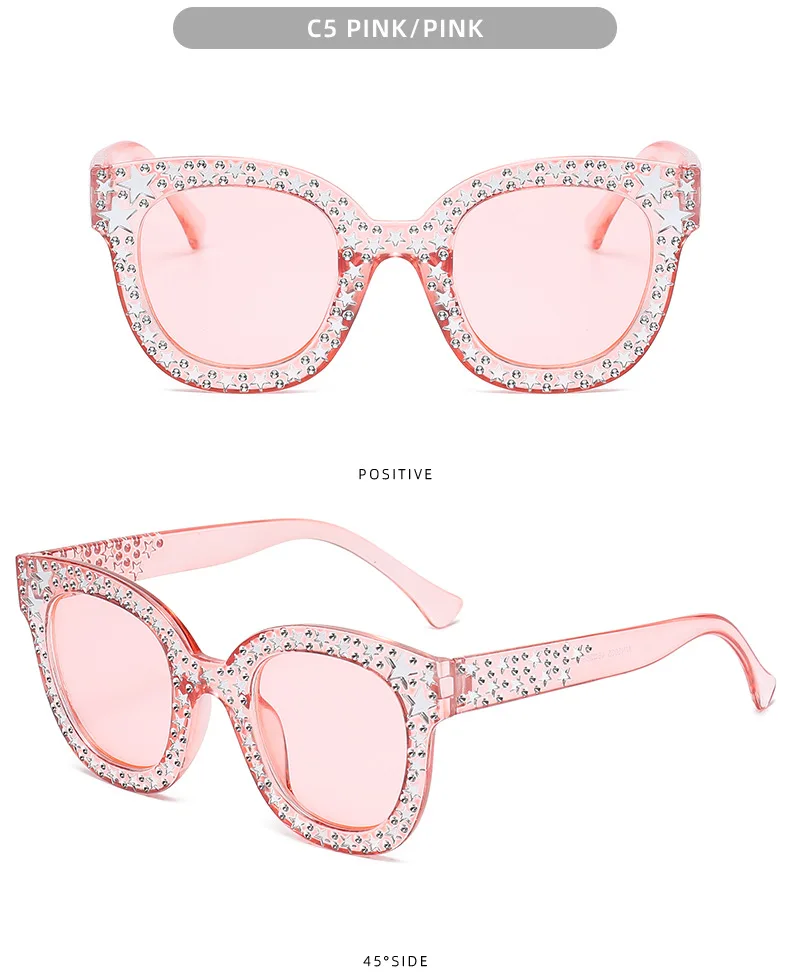 Neue Vintage Quadratische Sonnenbrille für Damen und Herren, Cat-Eye Sonnenbrillen, Unisex Brillen – Detail 10