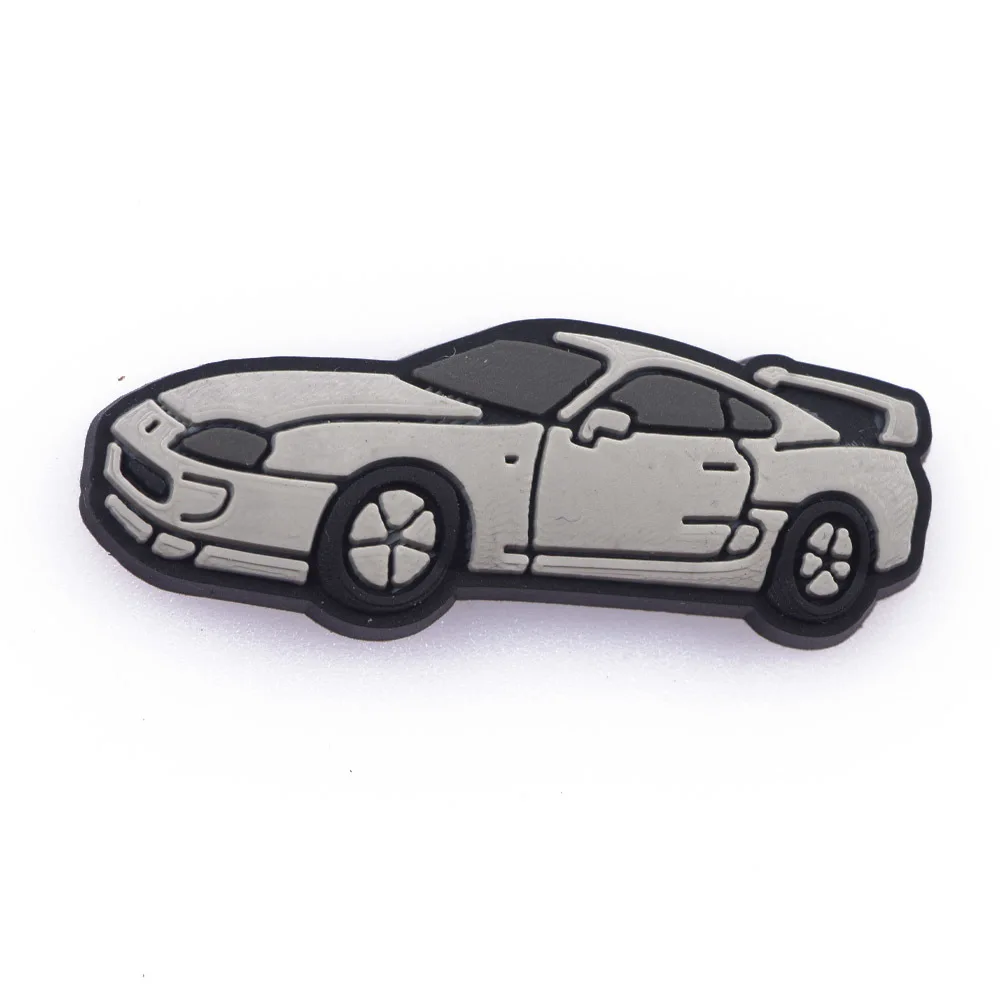 Hot Sell PVC Mexican Food Croc Shoe Charms Mexico Women Snake Drink Grill Chips Shoe Decorations Colorful Sports Car Accessories