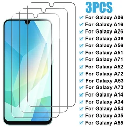 Premium Tempered Glass Screen Protector - Universal Fit - 3PCS Glass (For A73 5G)