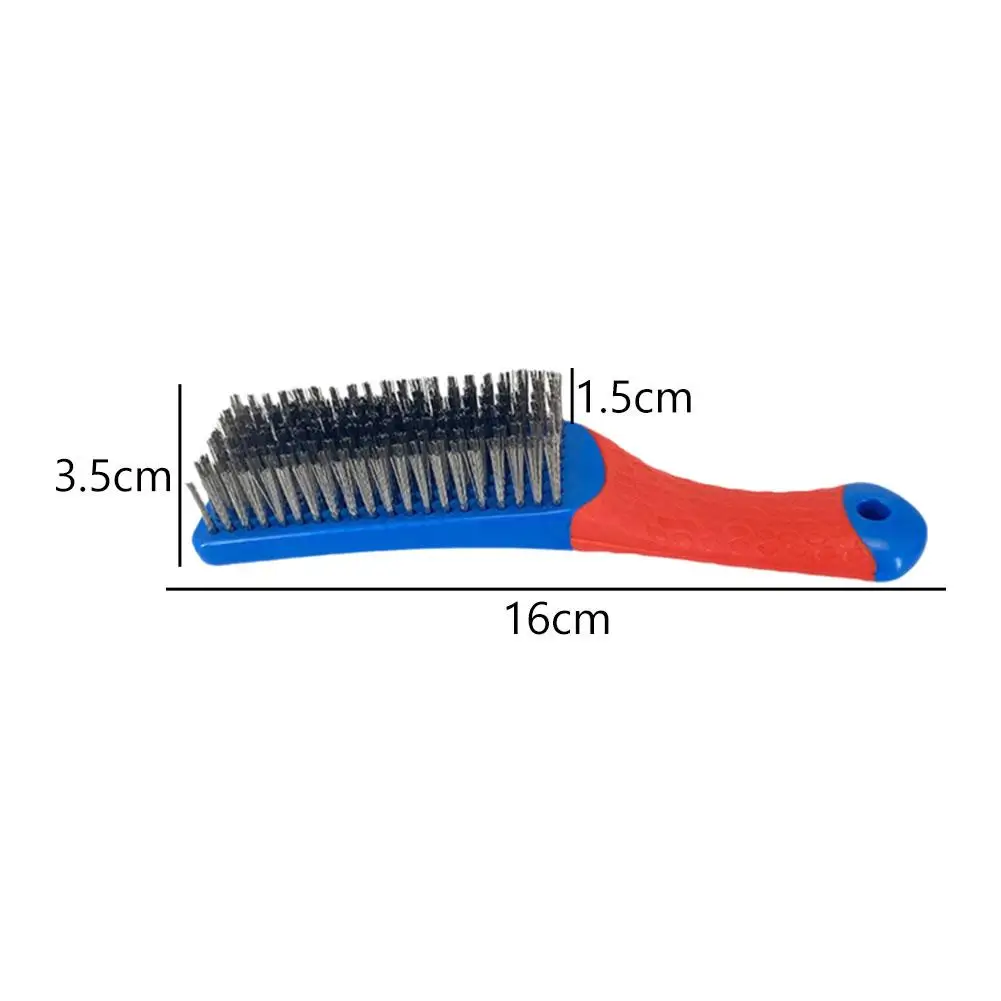 Durable Stainless Steel Wire Brush with Ergonomic Handle - Ideal