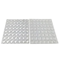 Bumper Adhesive Sj5303 Furniture Rubber Feet ,Transparent Color,Anti-Slip 11.2MM*5.2MM/PCS 56PCS/Board 1
