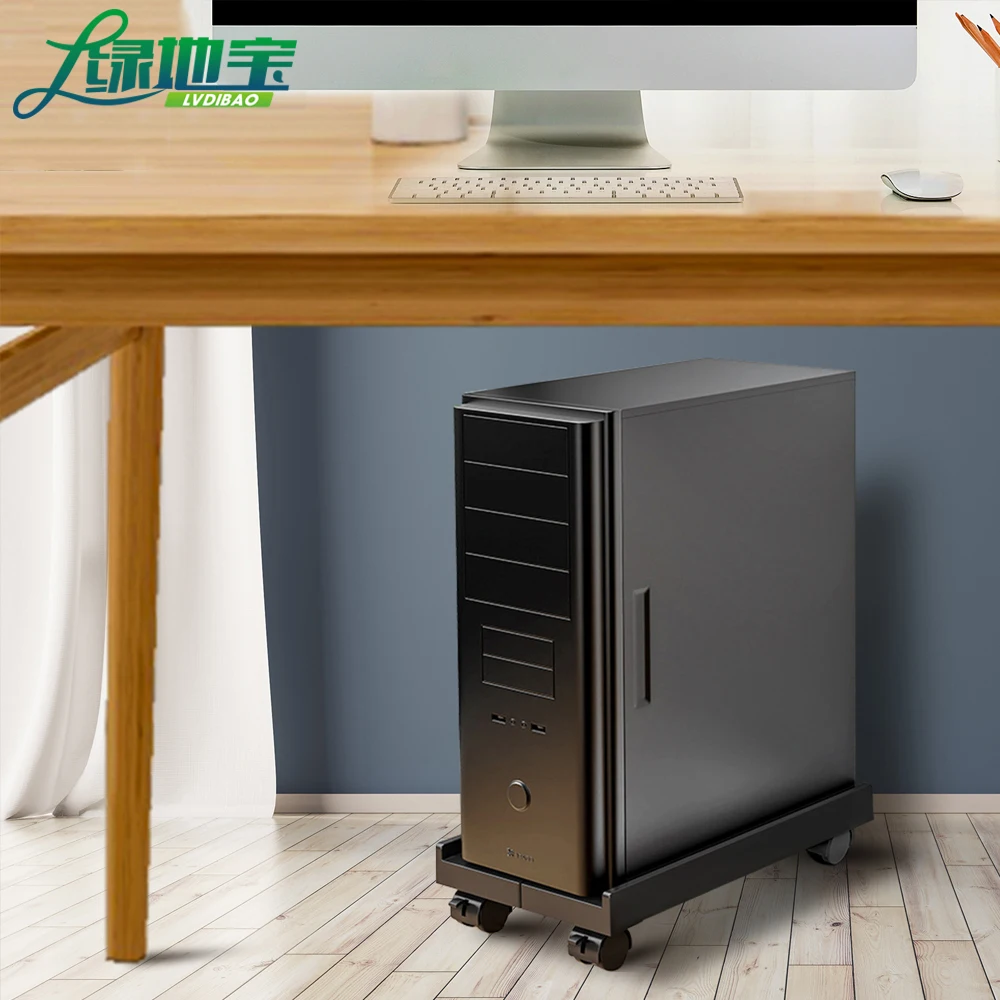 Soporte de torre de ordenador ajustable, soporte de CPU móvil con ruedas  giratorias, se adapta a la oficina en casa, debajo del escritorio -  AliExpress