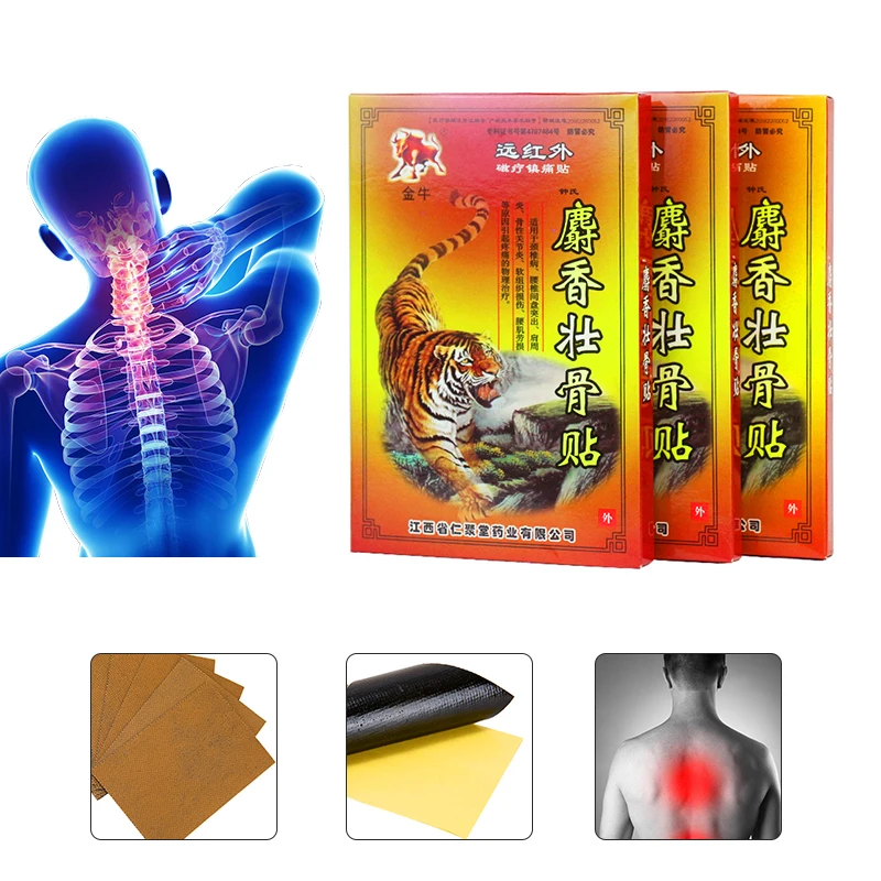 

40pcs Tiger Balm Analgesic Patches Effective Joint Arthritis Rheumatoid Pain Relief Plasters Muscle Sprain Medicine Sticker