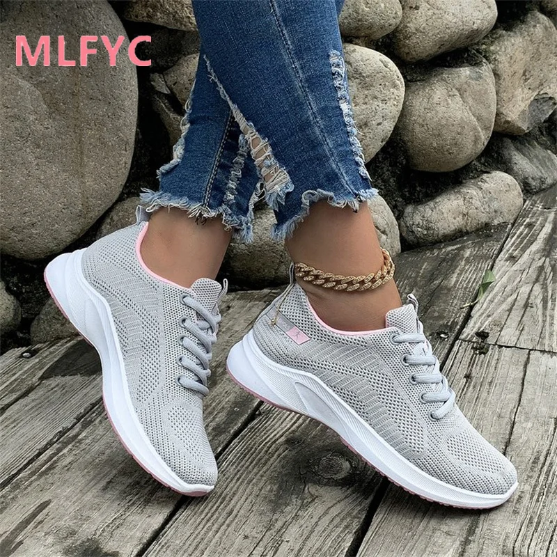 Women's Shoes New 2023 Spring and Autumn Leisure Shoes Mesh Breathable Non slip Flat Bottom Women's Shoes