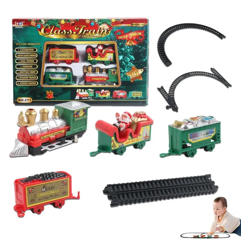 Train Set Toy Classic Train Set Toys Creator Expert Winter Holiday Tracks Toys Christmas Birthday Gifts For Boys And Girls