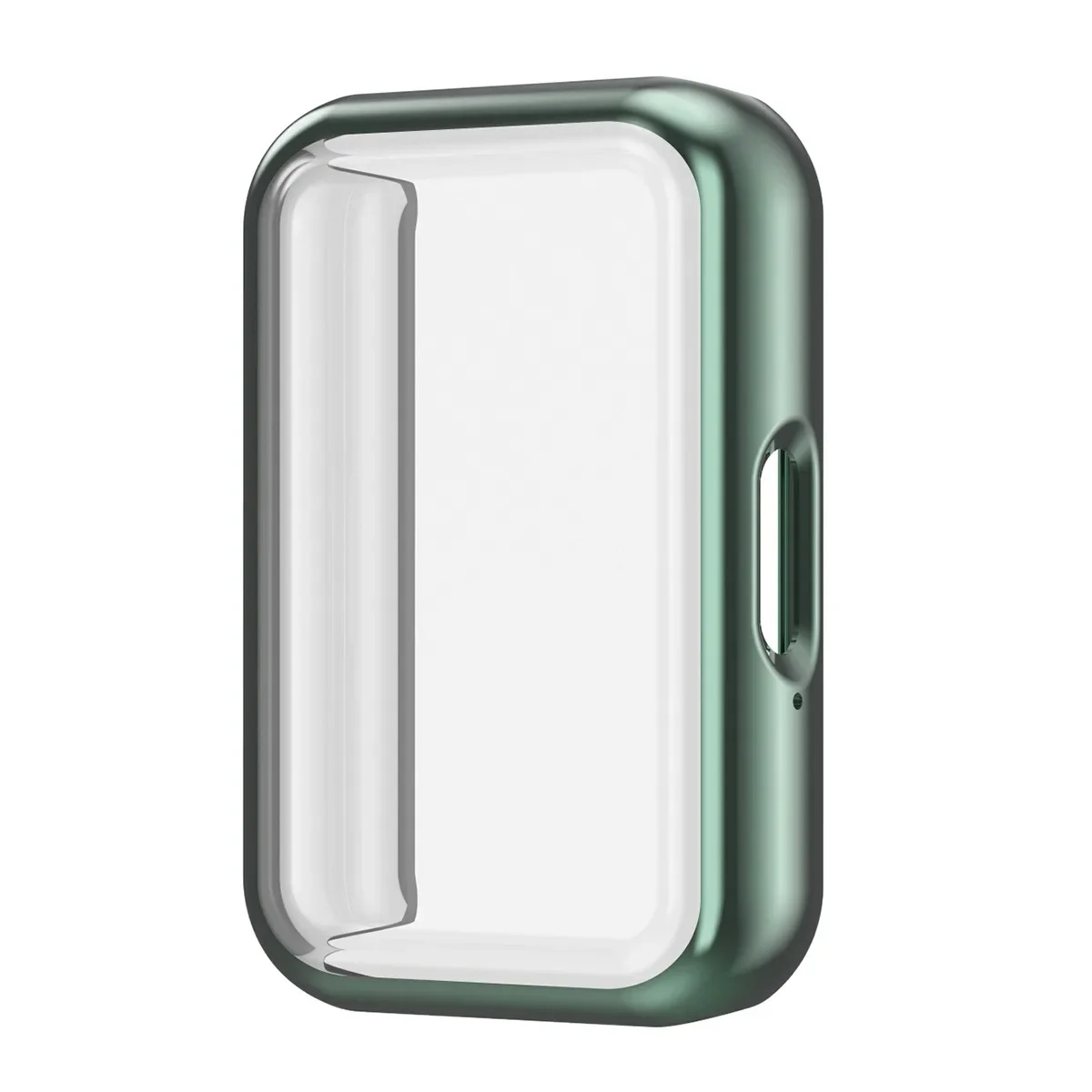 Enhanced TPU Protector Case with Full Coverage Glass Shell for Fitness Tracker Accessories