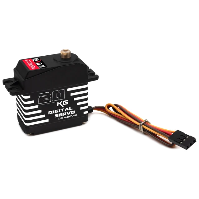 Servo Digital RC De 25 Kg - Engranajes De Metal Completo, Impermeable, Alto Par, Para Coches 1/8, Color Dorado