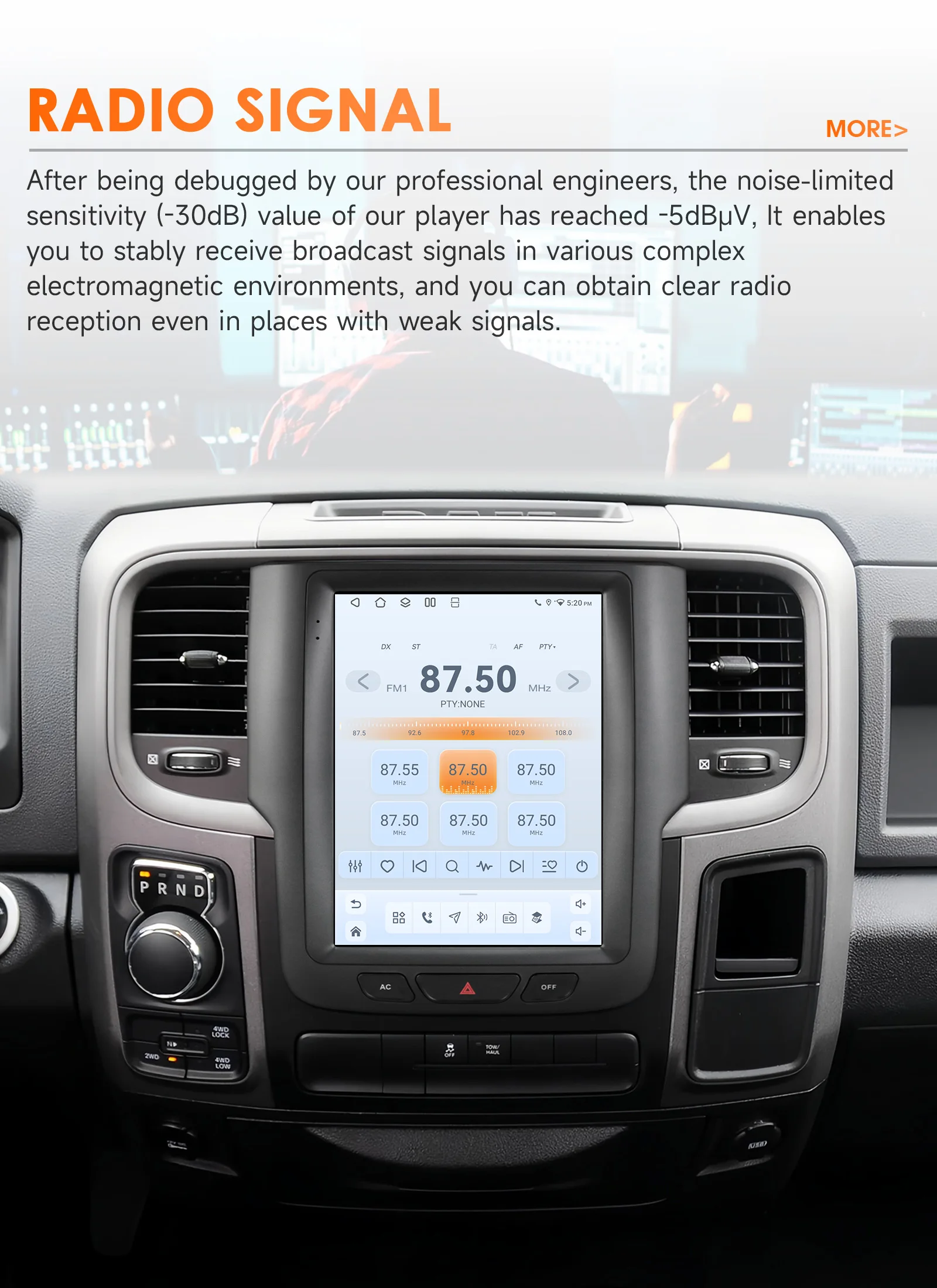 9,7-Zoll-Carplay-Android-Auto-Autoradio für Dodge Ram 1500 2500 3500 2013-2018 Multimedia-Videoplayer GPS 360-Kamera Bildschirm RDS SWC – Detail 21
