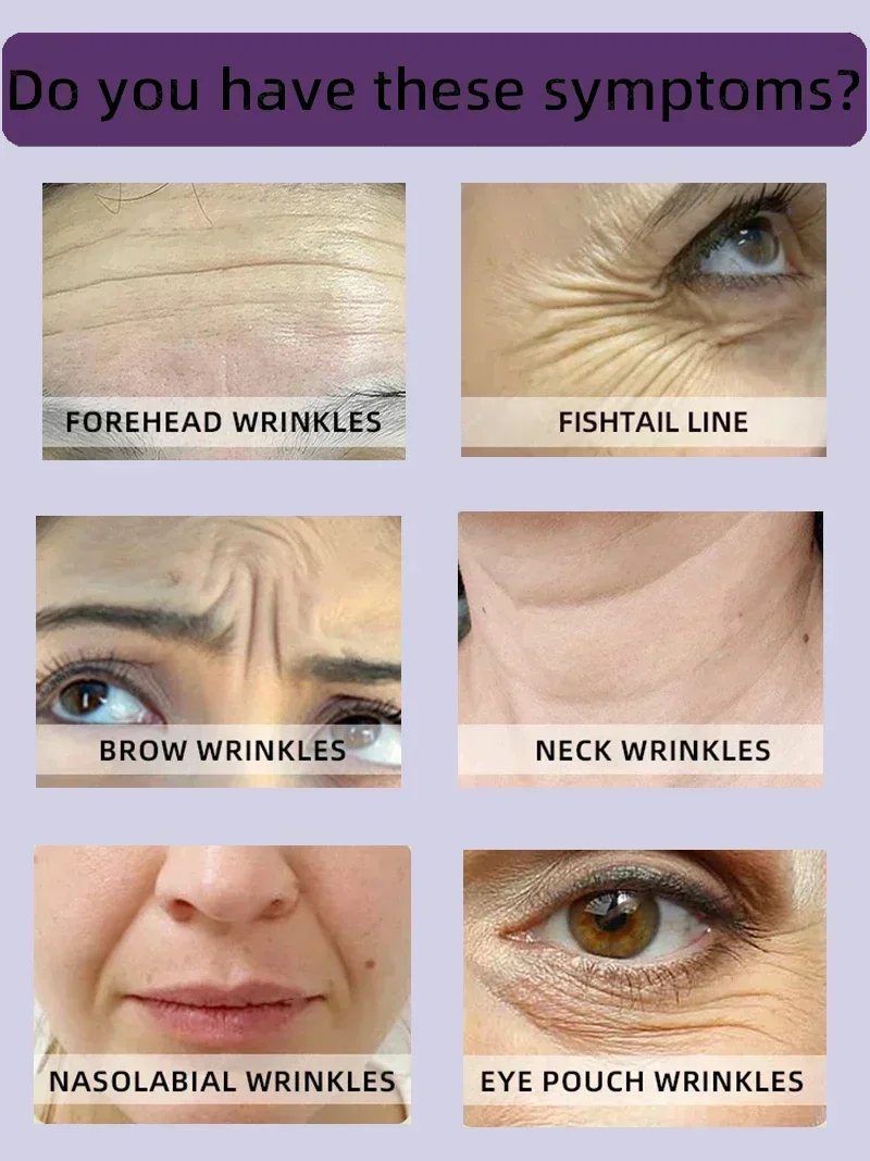 JAYSUING Pure Hyaluronic Acid Facial Serum Anti Wrinkle Aging Face Lift Tightening Reduce Eye Finelines Moisturizing  Skin Care 2