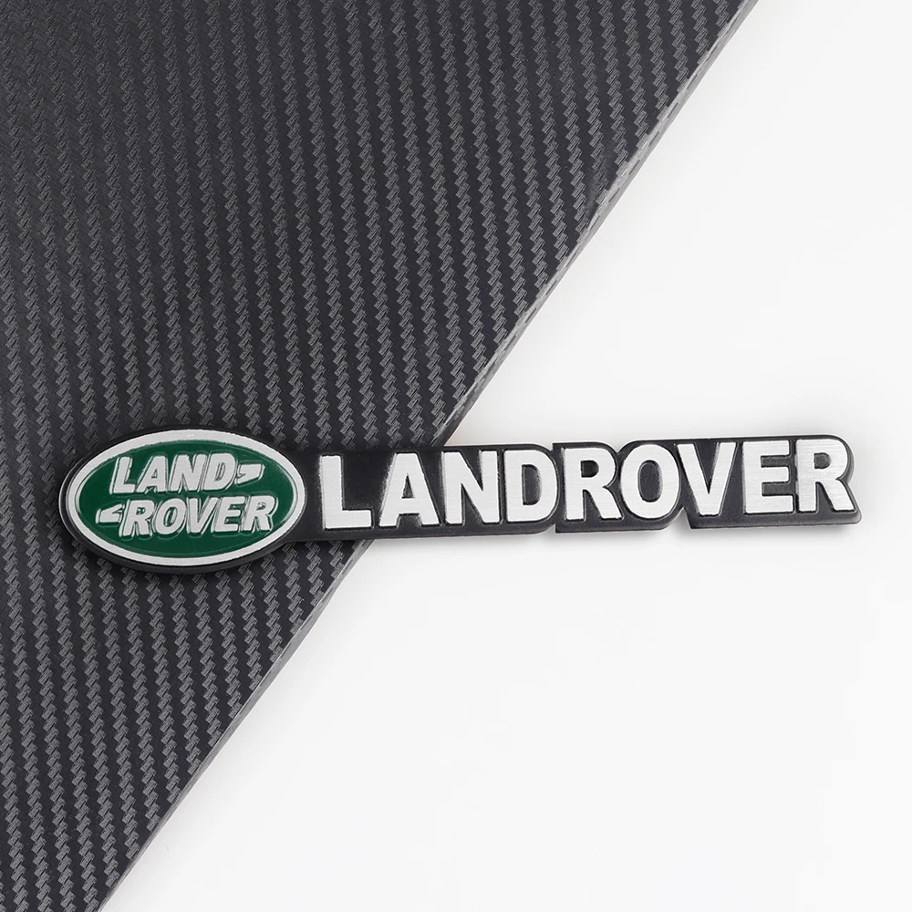 3D Metal Car Side Body Stickers Auto Trunk Emblem Decor Decal For Land Rover SVR Sport Freelander Evoque L405 L551 P250 P300 P38