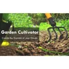 US  Ashman Various Assorted Garden Rakes (3-Pieces): 2-Bow Rakes and 1 Garden Hoe: 48 in. L Fiberglass Rubber Grip Handle 3