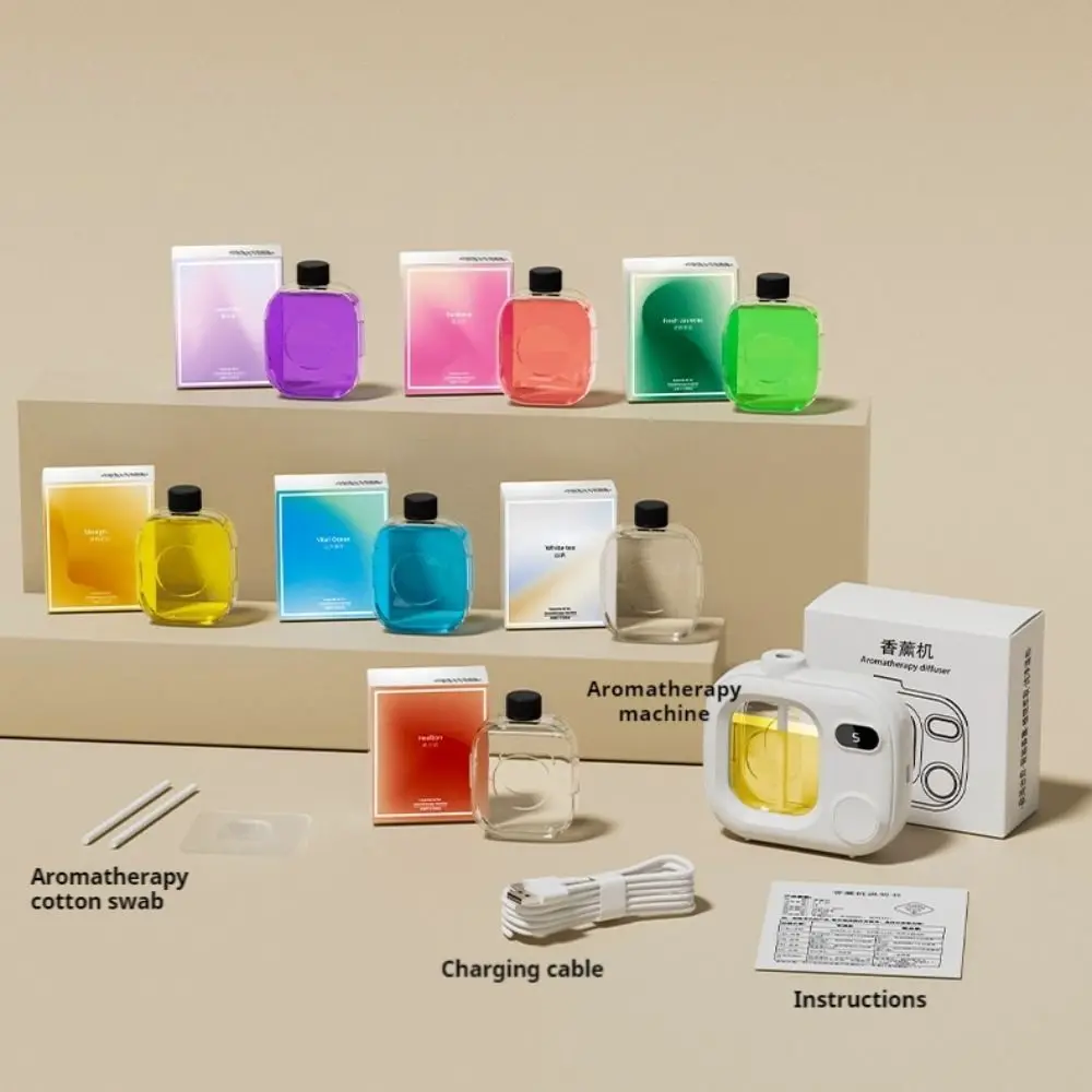 Aroma Diffuser With Led Screen And 5 Adjustable Intensity Levels_voghion.com