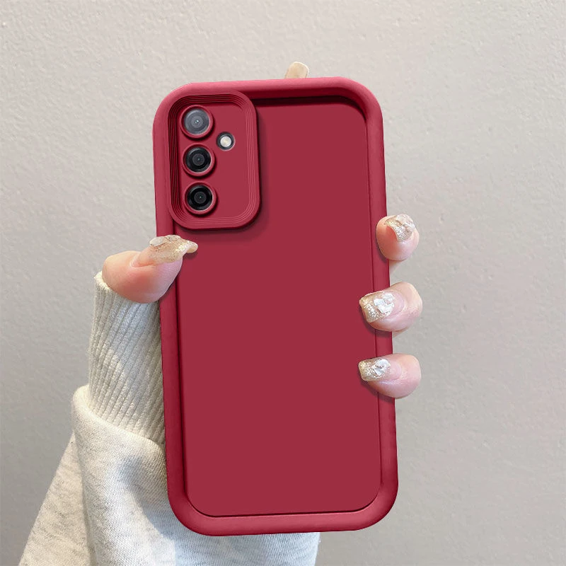 Shockproof Matte Back Cover with Skin Feel - Enhanced Phone Protection Case