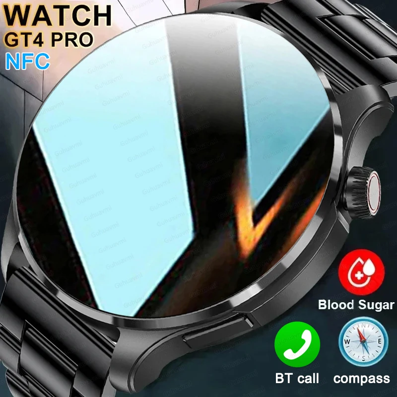 Per Huawei Xiaomi New Smartwatch Men Gps Track Heart Rate Amoled 360*360 Screen Blood Sugar Bt Call Ip68 Smartwatch Impermeabile