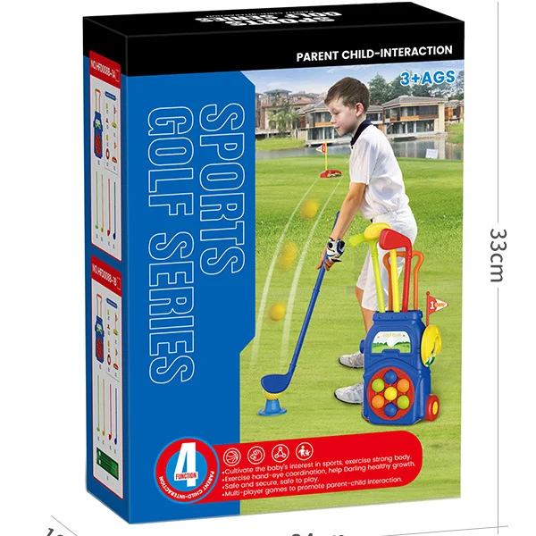 Kids Golf Set Includes 4 Golf Clubs 7 Golf Balls & Golf Cart Indoor and Outdoor Golf Toys Birthday Gift for 3/4/5/6 Year Old Kid: 3 - 5 Days Free Delivery Only UK