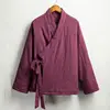 2023 winter Chinese style warm linen Padded coat jackets for men casual slim linen Tang suit overcoat men,size M-4XL 4