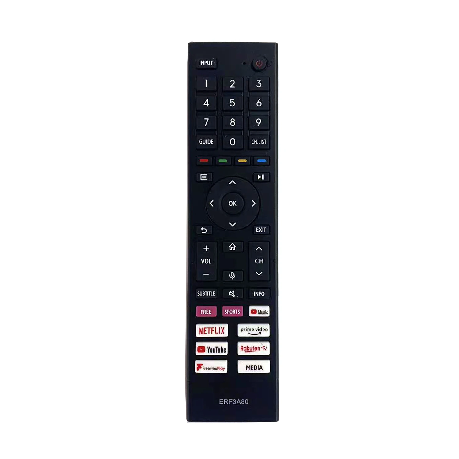 ERF2J36-0011 Telecomando di ricambio Per Hisense ERF3A80 ERF3B8OH ERF3C8OH ERF3D8OH ERF3E8OH ERF3180H ERF3H8OH ERF3AB8OH ERF3N8OH ERF2J36H ERF2K36H ERF2L36H ERF2M36H ERF2N36H ERF2036H ERF2P36H 55A6BG