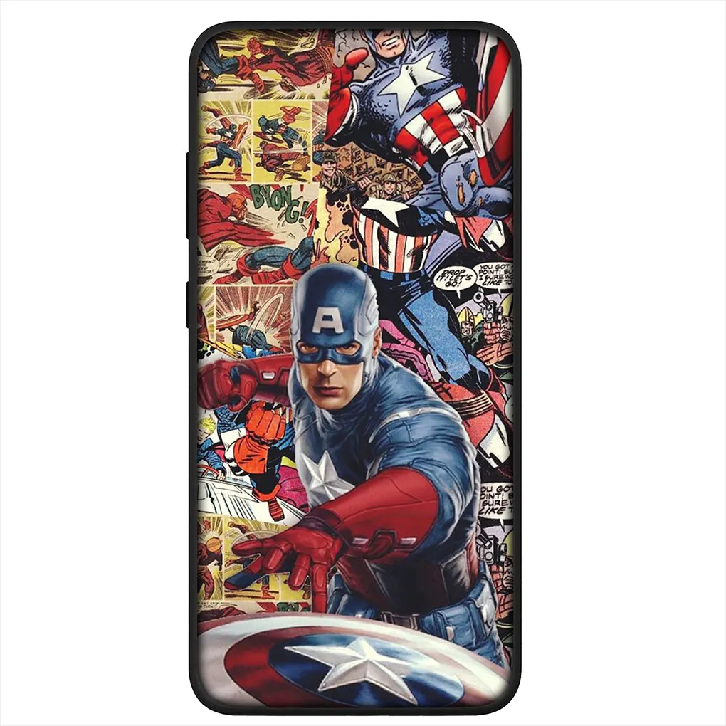 Funda para Realme 10 Oficial de Marvel Capitán América Escudo Transparente  - Marvel