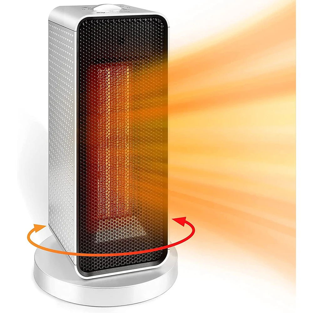 1200W PTC Portable Electric Heater for Home Winter Heating Fan for Room  Bedroom Office Desktop Warmer Machine Radiator 3 Gears