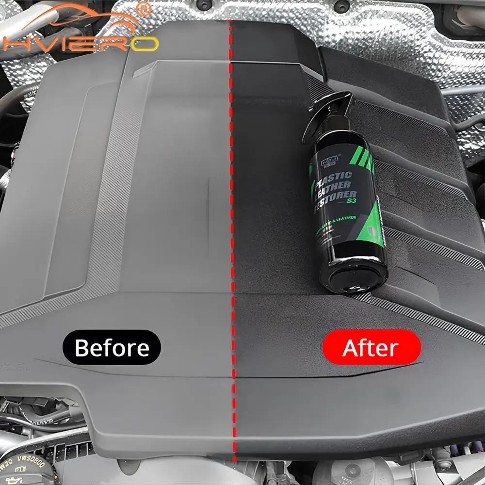 Car Interior Plastic Renovator Restorer Foam Cleaner Spray 50/100/300ml