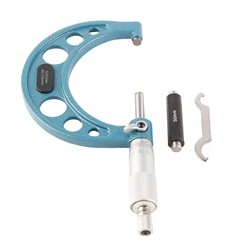High Accuracy Stainless Steel Outside Micrometer with Wrench - Precision Thickness Measuring Tool (50 - 75mm)