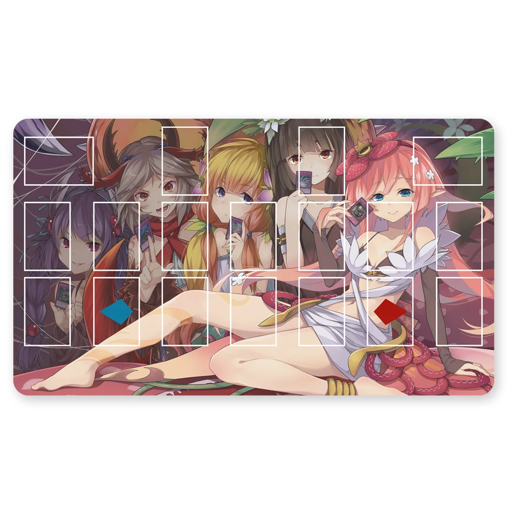 

899822 - TCG Playmat Blue-eyes Ultimate Dragon Dark Magician Duel Monsters Playmats Compatible for YuGiOh OCG TCG CCG + Free Bag