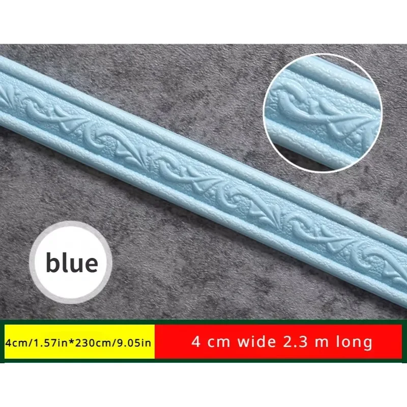 1 PC Self Adhesive Waterproof Baseboard Wall Sticker  Oil Diamond Painting Frame Wall Decor Room Decoration Wall Decoration