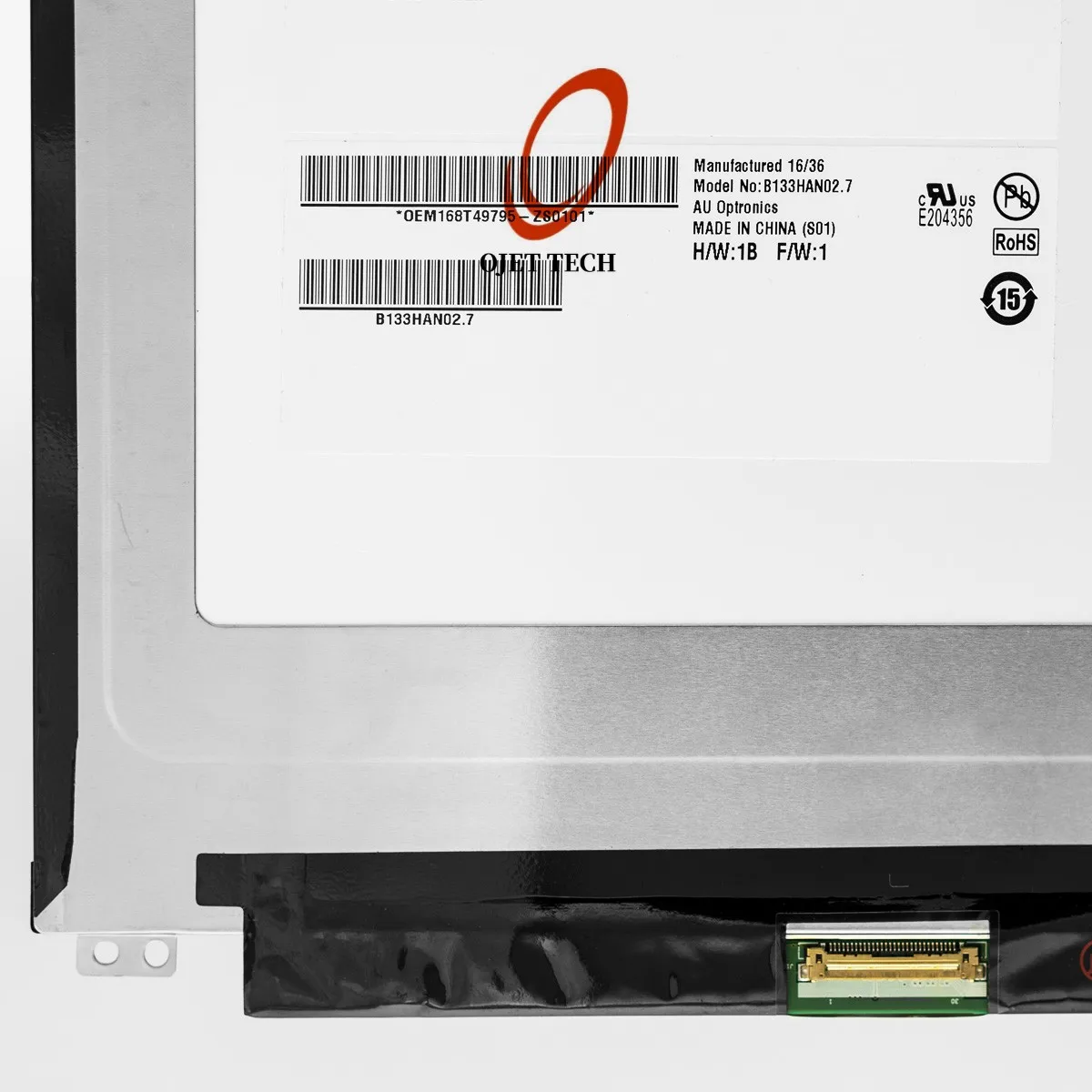 Painel de Exibição da Tela Lcd do Portátil 133 B133han02.7 B133han02.1 Asus Ux305 Ux360ca Ux360c 99 Srgb Ips 1920*1080 - Imagem 3