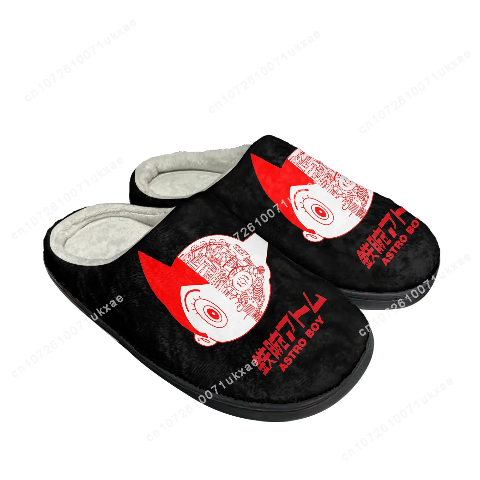 Astro Boy Home Cotton Slippers Mens Women Tetsuwan Atomu Plush Bedroom Casual Keep Warm Shoes Thermal Indoor Slipper Custom Shoe