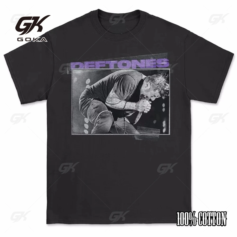Deftones Cotton Singer Band T Shirt Men Women Hip Hop Rock Tee Fashion Short Sleeve T Shirt Summer Clothes T-shirts Tops
