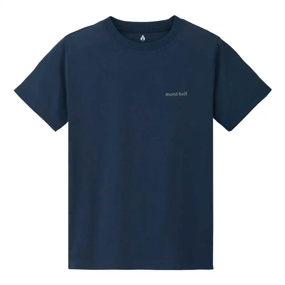 2025 New Cotton T-shirt Montbel Sports Quick-drying Sunscreen Solid Color Printed Small Logo Short Sleeve 2