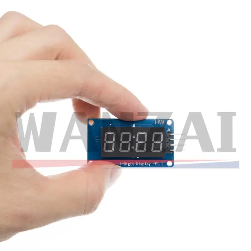 TM1637 LED Display Module for Arduino 7 Segment 4 Bits 0.36 Inch Clock RED Anode Digital Tube Four Serial Driver Board Pack led digital tube display