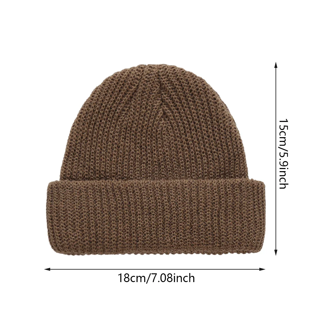 Autumn Winter Infant Turban Hats Boys Girls Korean Ins Solid Knitted Baby India Beanies Caps Kids Elastic Headwraps Headwear