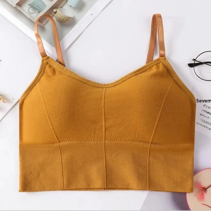 سلس حمالة Bralette سترة أعلى الملابس الداخلية النسائية لا سلك الصدر التفاف صديرية دائرية منع التعرض تجمع مريحة الصدرية