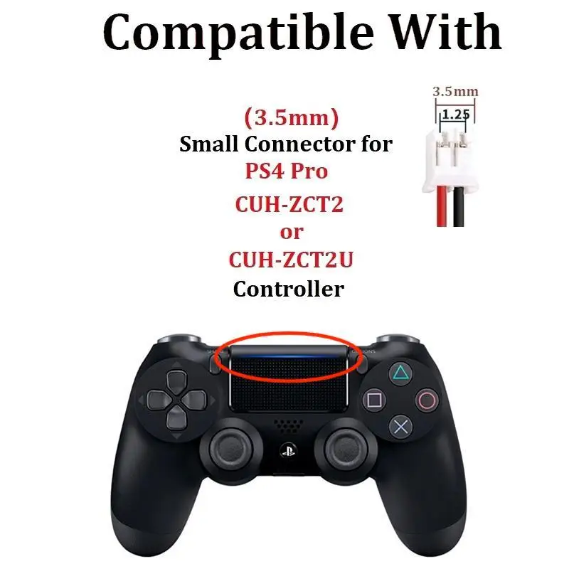 Ps4 pro用のスペアコントローラー,3.5mmコネクタ,Bluetooth,デュアル 